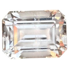 11.25 Carats Loose Topaz Stone Emerald Cut Natural Pakistani Gemstone