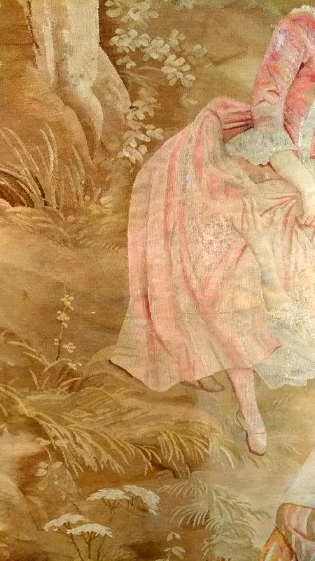 1128, Tapiz de Aubusson del siglo XIX en venta 5