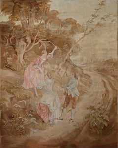 1128, 19th Century Aubusson Tapestry