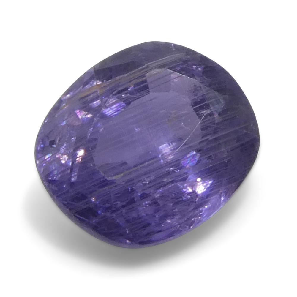 1.12ct Cushion Purple Sapphire from Tanzania, Unheated For Sale 3