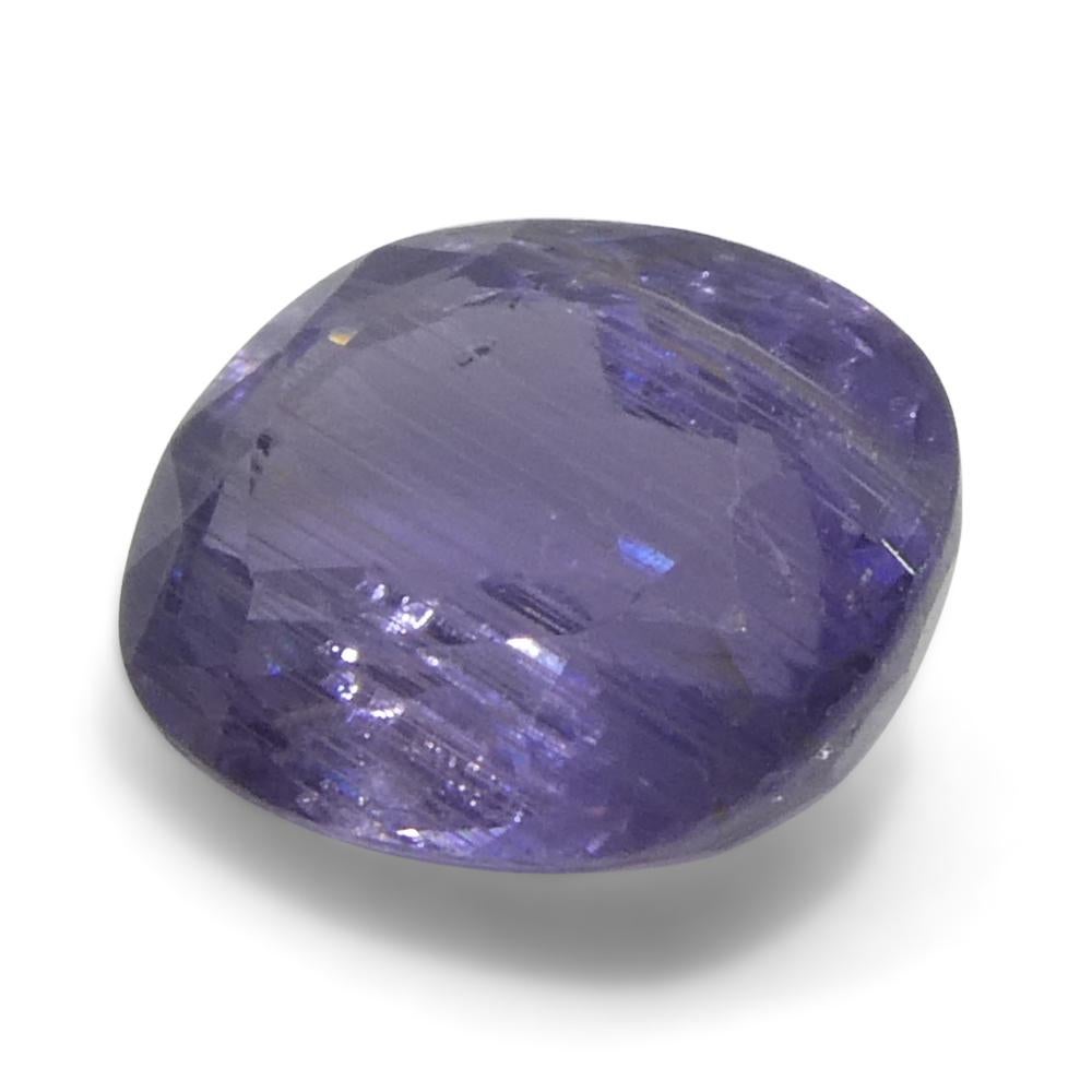 1.12ct Cushion Purple Sapphire from Tanzania, Unheated For Sale 4