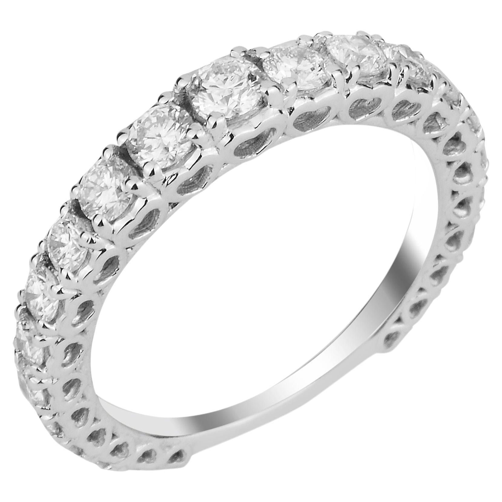 1.12ct Natural Diamond Eternity Band For Sale