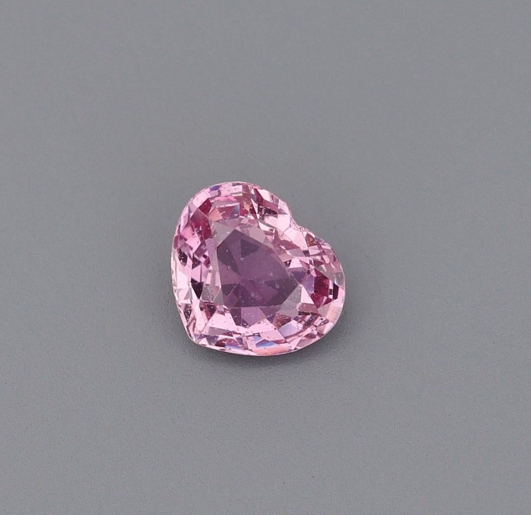Natural Unheated Pink Sapphire 1.12 Carat Natural Gemstone. Rich Pink Color.

Gemstone gift for every purchase.

• Variety: Sapphire
• Origin: Madagascar
• Color(s): Vivid Pink
• Shape/Cutting Style: Heart
• Dimensions: 6.95mm x 6.2mm x 3.45mm
•