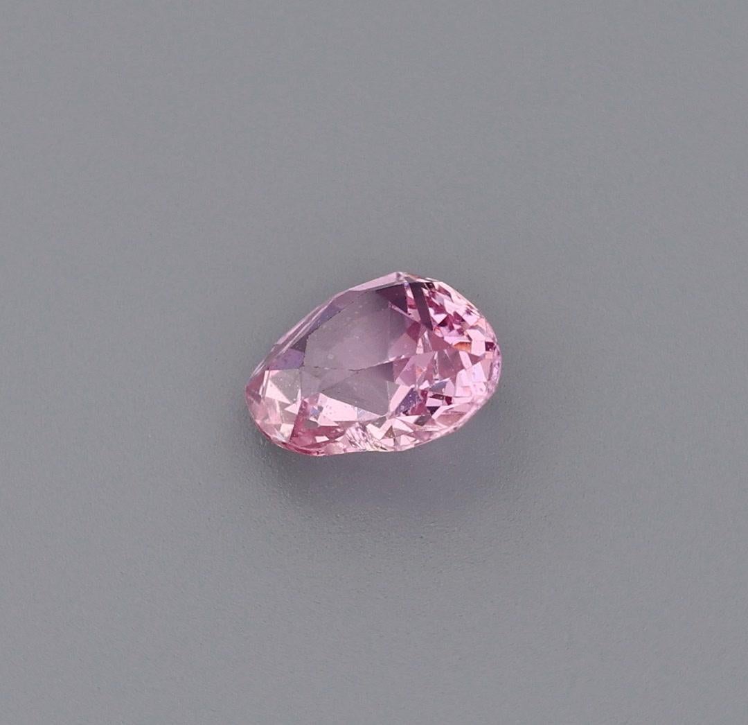 Certified 1.12ct Natural Vivid Pink Sapphire Unheated Gemstone Ring Gemstone For Sale 1