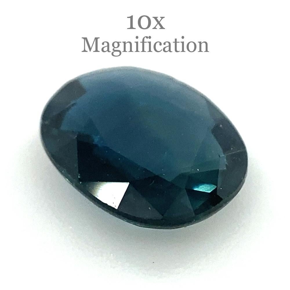 1.12ct Oval Blue Sapphire Unheated For Sale 5