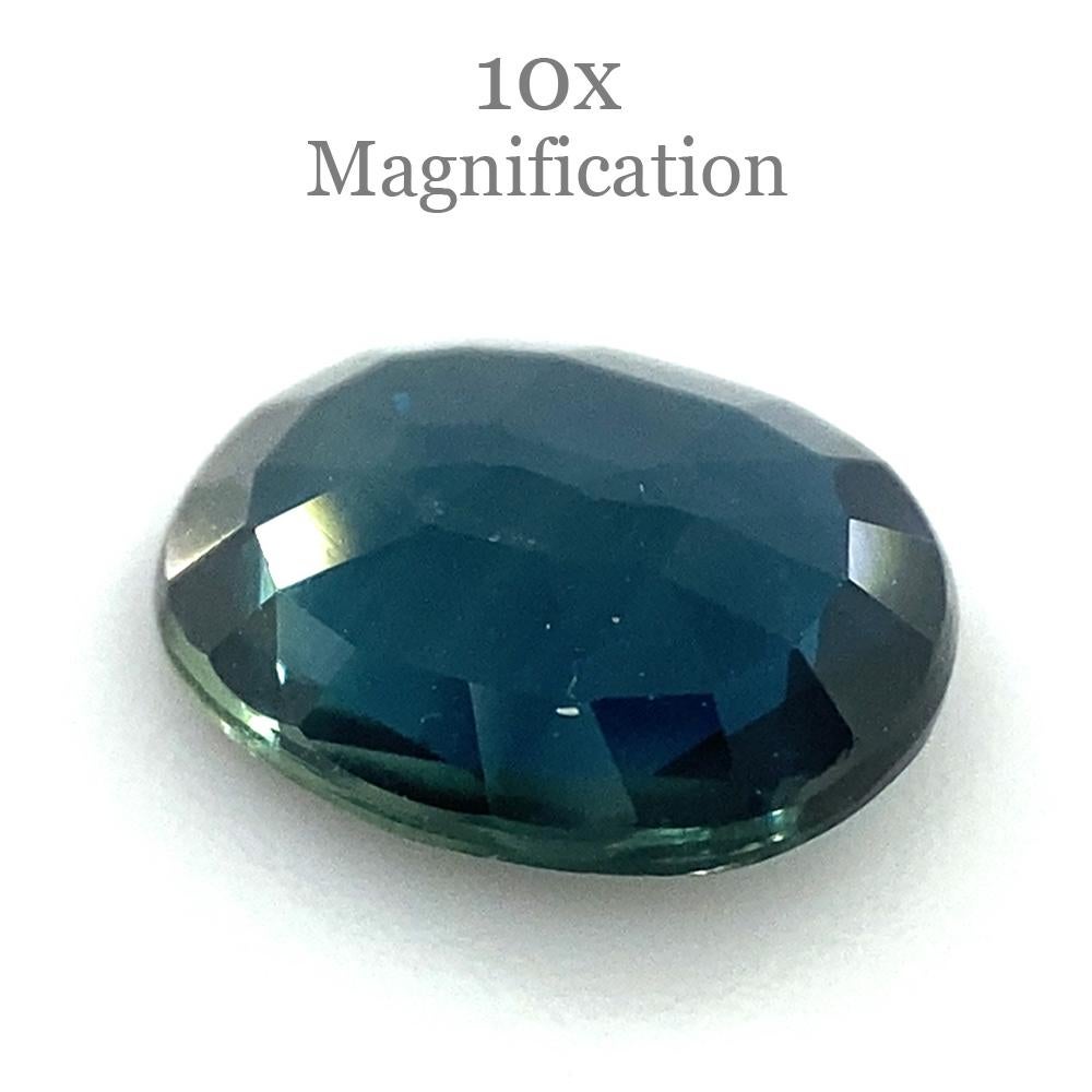 1.12ct Oval Blue Sapphire Unheated In New Condition For Sale In Toronto, Ontario