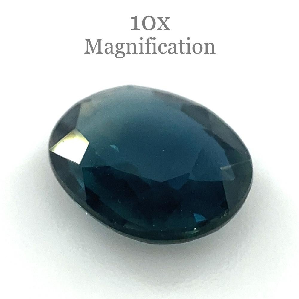 1.12ct Oval Blue Sapphire Unheated For Sale 2
