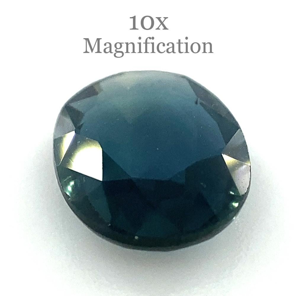 1.12ct Oval Blue Sapphire Unheated For Sale 3