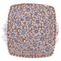 1½ct Round Diamond Cluster Ring in 14k Gold