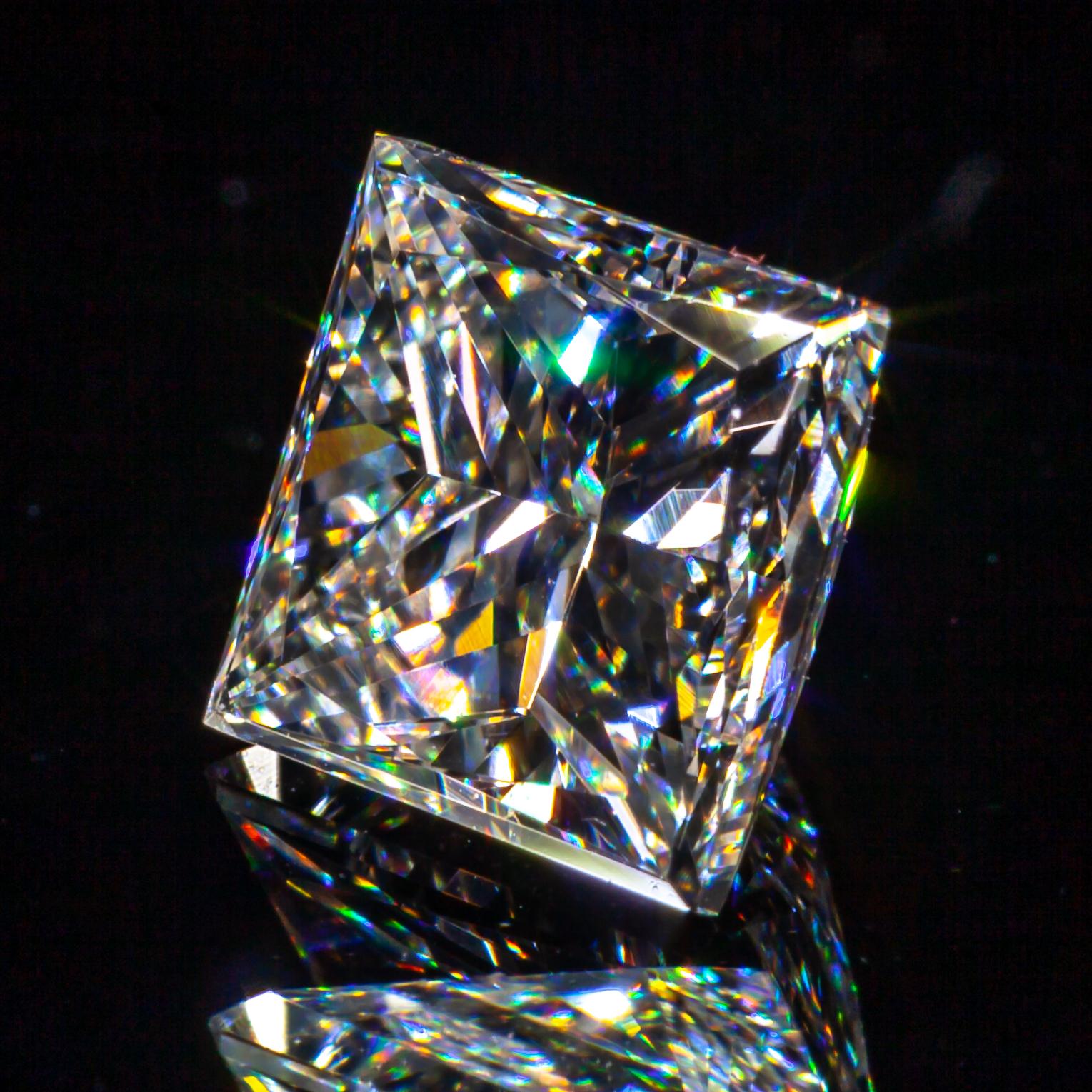 1 carat princess cut loose diamond
