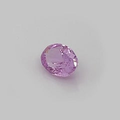 1.13 Carat Oval Pink-Purple Sapphire GIA Certified Unheated