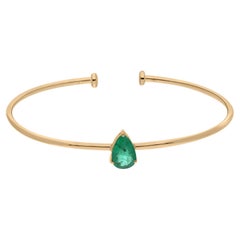 Emerald Cuff Bracelets