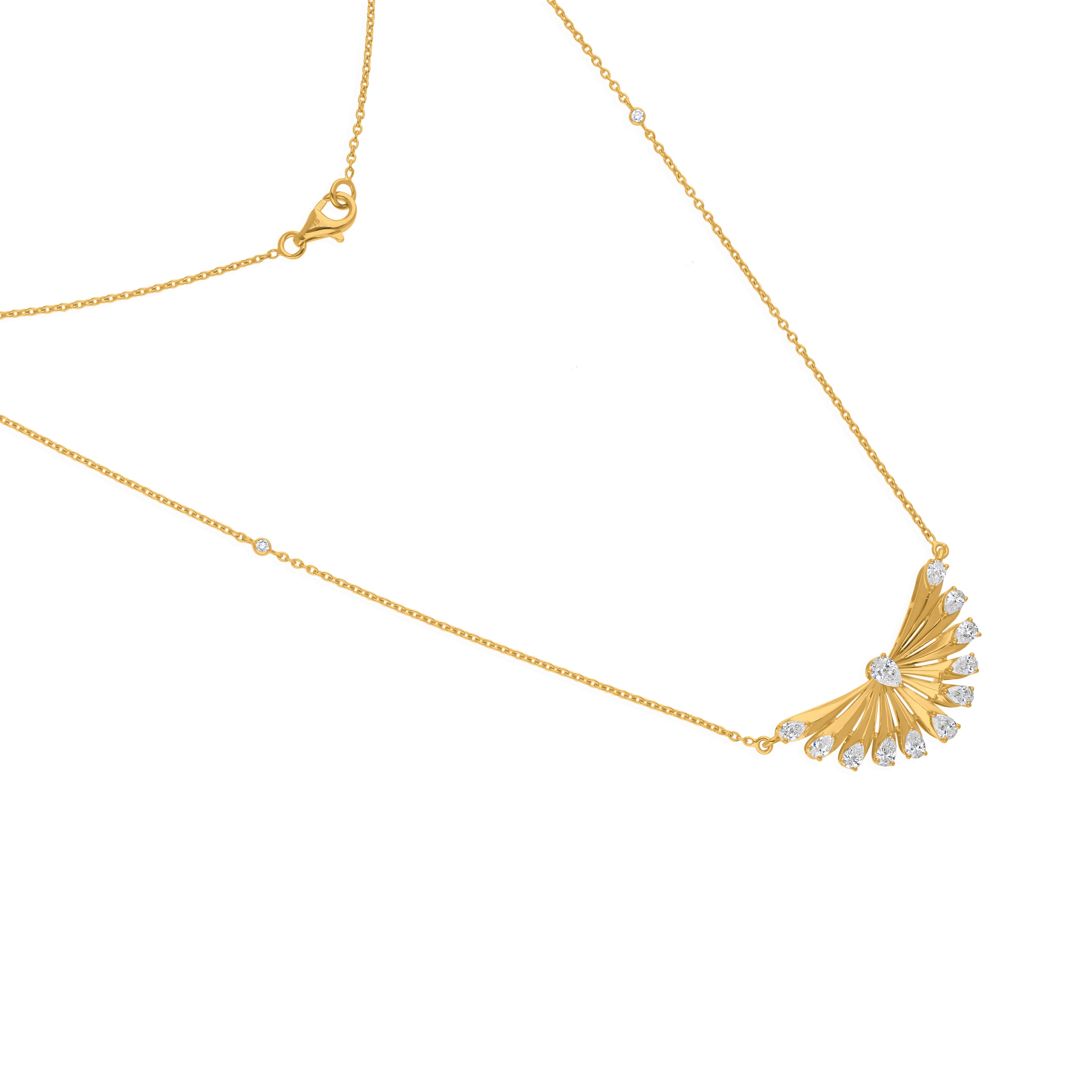 Realizzata in oro a 14 carati, questa collana è impreziosita da 1,13 carati di diamanti scintillanti.

Segui la vetrina di Spectrum Jewels per vedere le ultime collezioni e i pezzi esclusivi. Spectrum Jewels è orgoglioso di essere considerato un Top