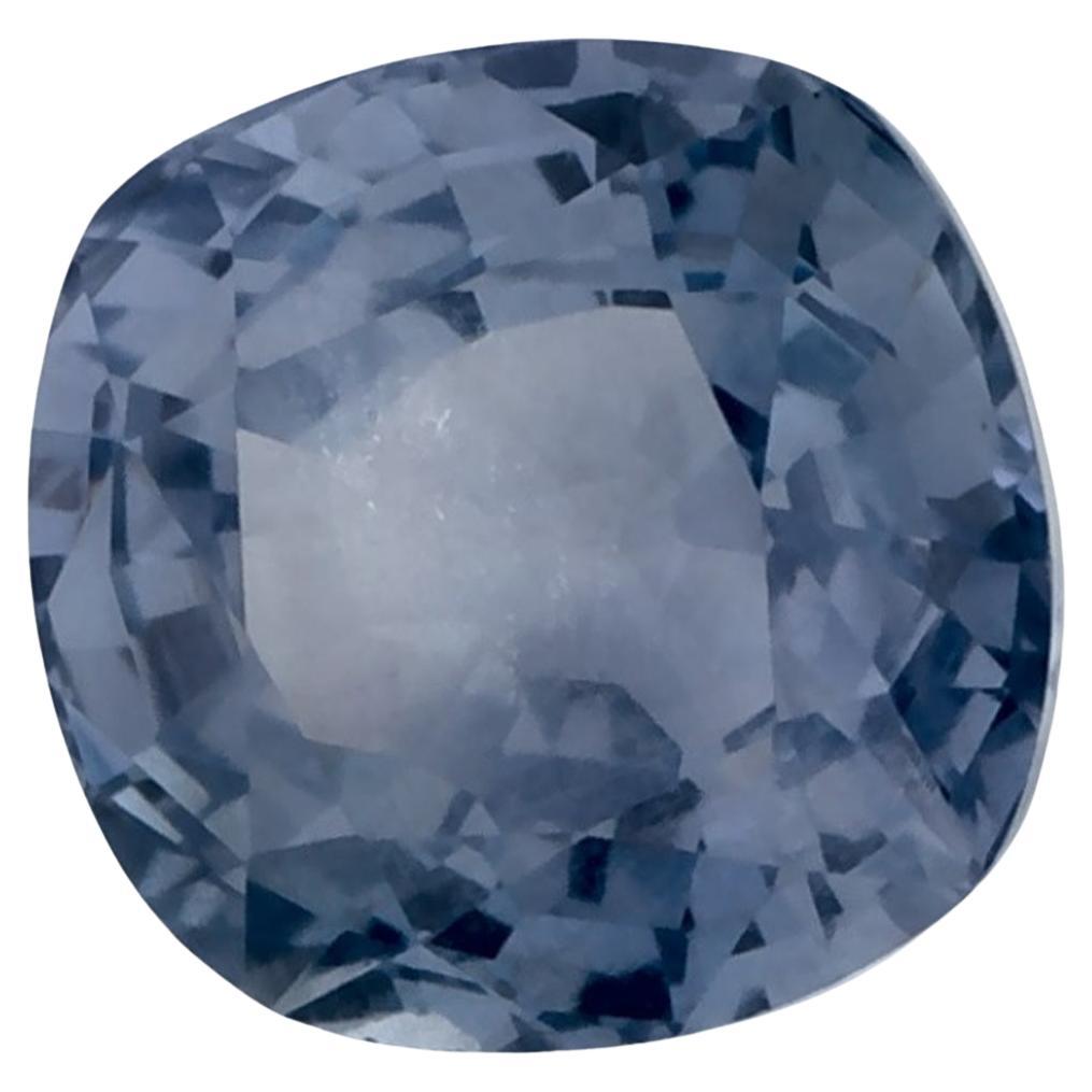 1.13 Ct Blue Sapphire Cushion Loose Gemstone For Sale