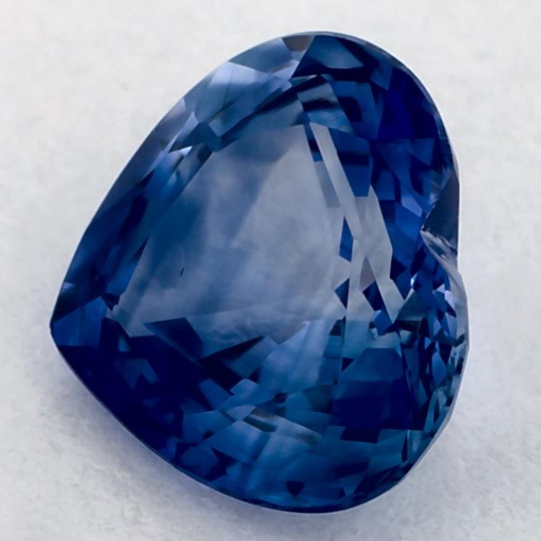 1.13 qt Zafiro Azul Corazón Gema Suelta Corte de corazón en venta