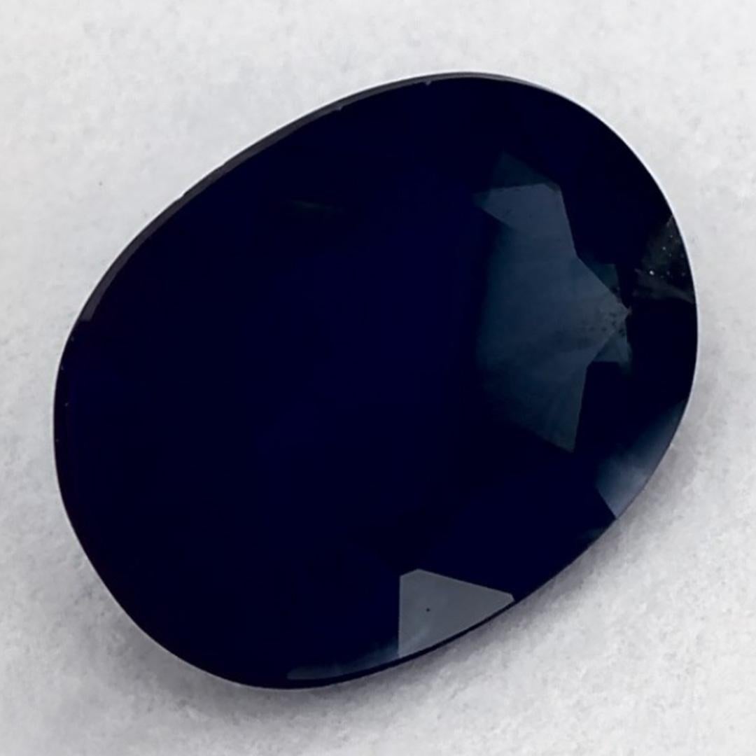 1.13 carati di zaffiro blu ovale sfuso In condizioni Nuovo in vendita a Fort Lee, NJ