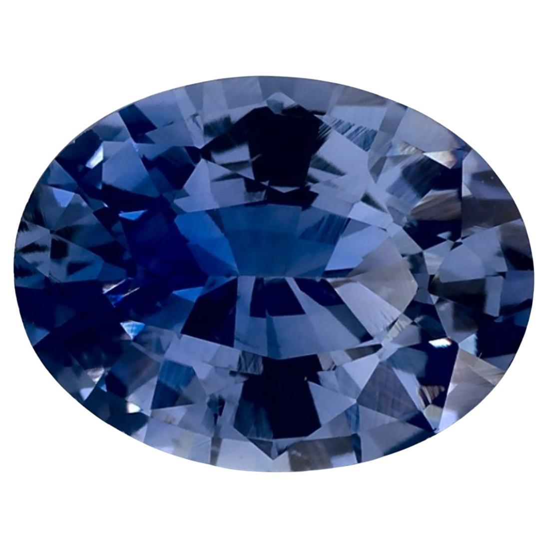 1.13 carati di zaffiro blu ovale sfuso