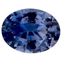 1.13 carati di zaffiro blu ovale sfuso