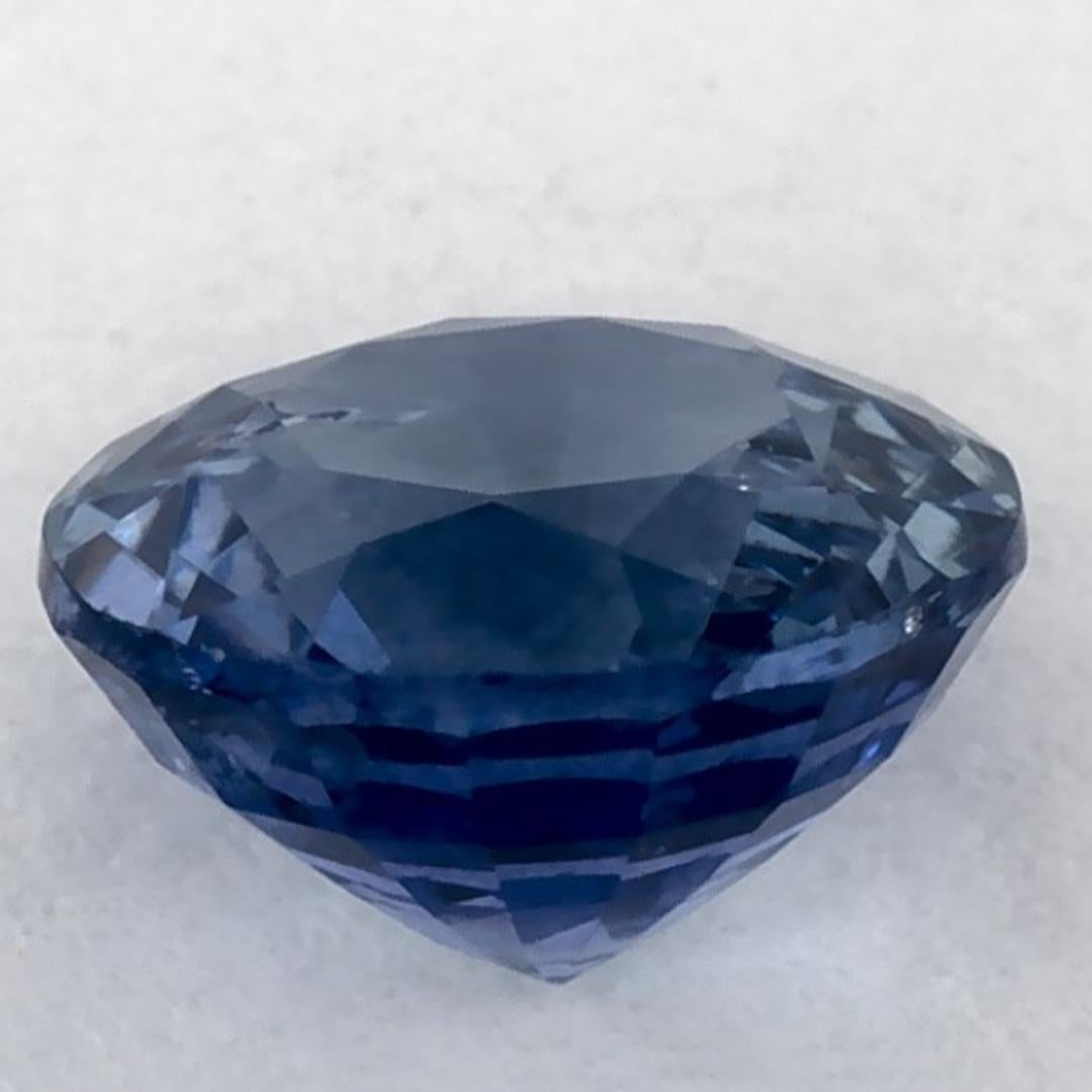 1.13 Karat Blauer runder Saphir, loser Edelstein im Zustand „Neu“ im Angebot in Fort Lee, NJ