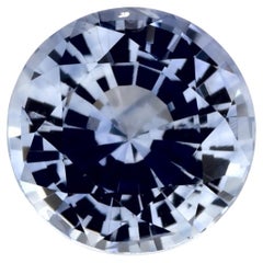 1.13 Ct Blue Sapphire Round Loose Gemstone