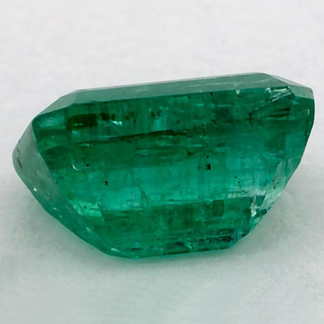 1.13 Ct Emerald Octagon Loose Gemstone In New Condition For Sale In Fort Lee, NJ
