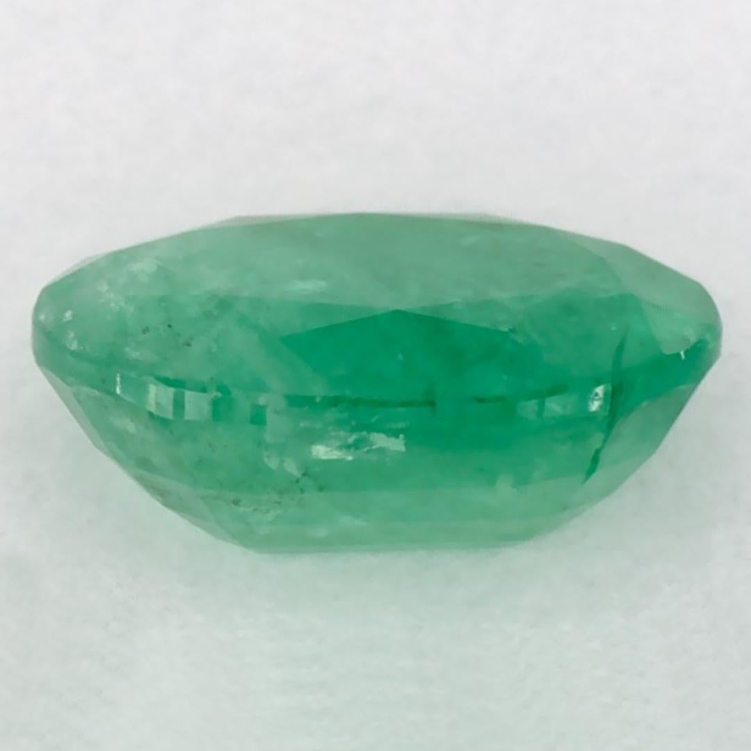 1.13 Karat Smaragd Oval Loser Edelstein im Zustand „Neu“ im Angebot in Fort Lee, NJ