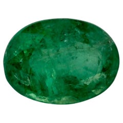 1.13 Ct Emerald Oval Loose Gemstone (pierre précieuse en vrac)