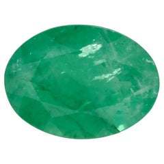 Gema suelta ovalada esmeralda de 1.13 qt