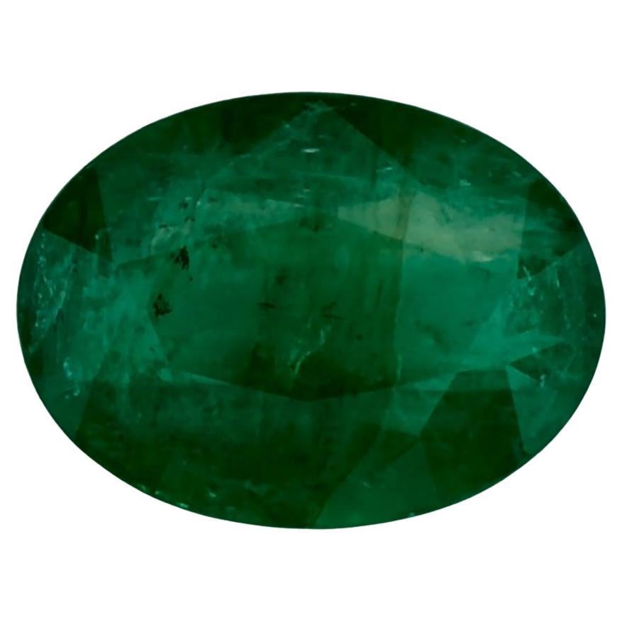 1.13 Ct Emerald Oval Loose Gemstone (pierre précieuse en vrac)
