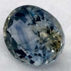 1.13 Ct Green Sapphire Oval Loose Gemstone (Saphir vert ovale en vrac)