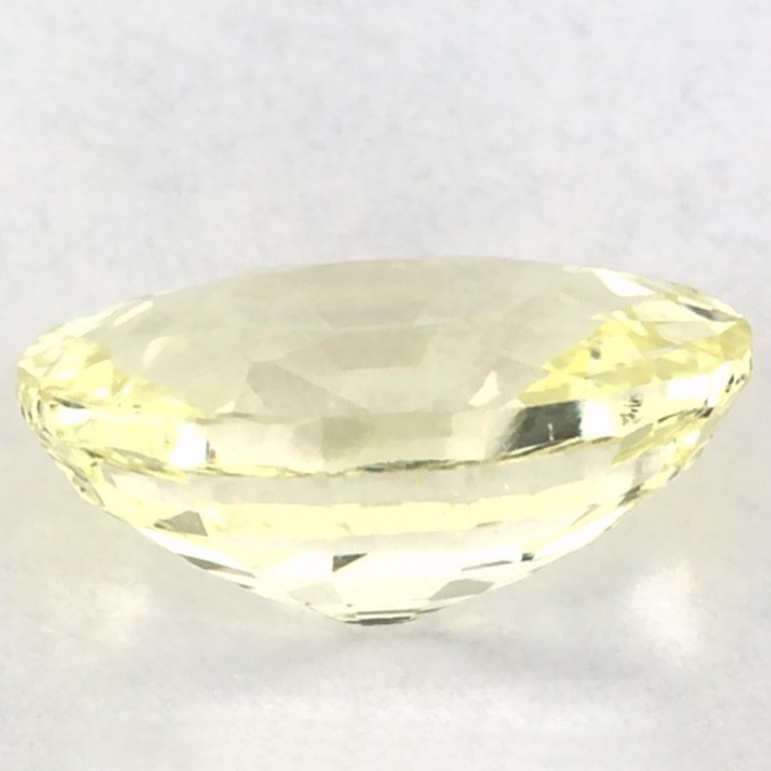 Gema suelta ovalada de zafiro verde de 1.13 qt en Nuevo estado para la venta en Fort Lee, NJ