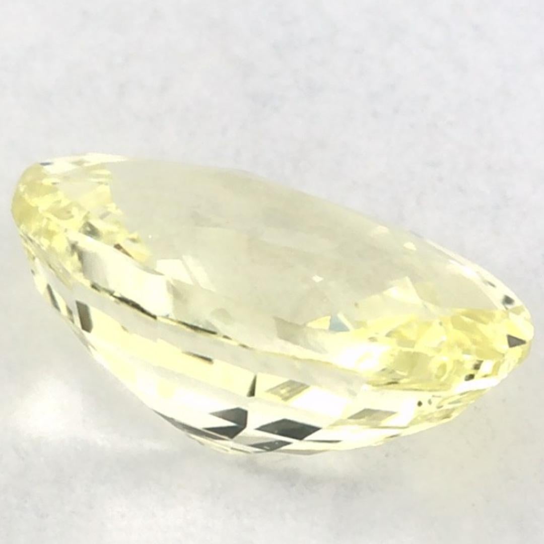 Gema suelta ovalada de zafiro verde de 1.13 qt en venta 1