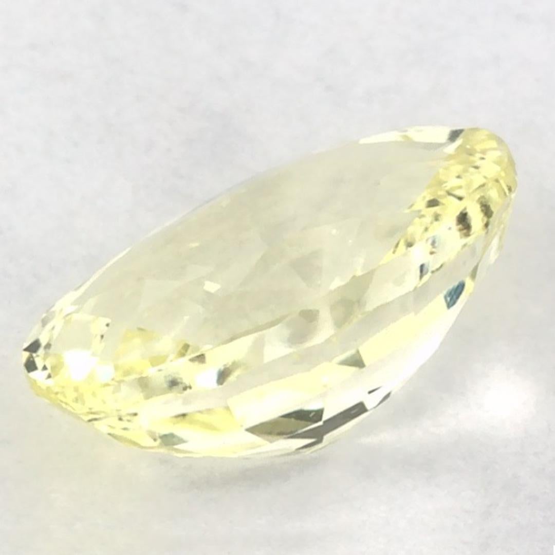 Gema suelta ovalada de zafiro verde de 1.13 qt en venta 3