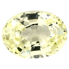 1.13 Ct Green Sapphire Oval Loose Gemstone