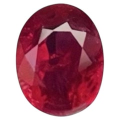 1.13 Ct No heat GIA Certificate Natural Burma Ruby Unheated Pigeon blood Color