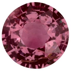 1.13 Ct Pink Sapphire Round Loose Gemstone