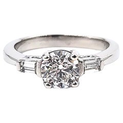 1.13 ct Platinum Diamond Ring