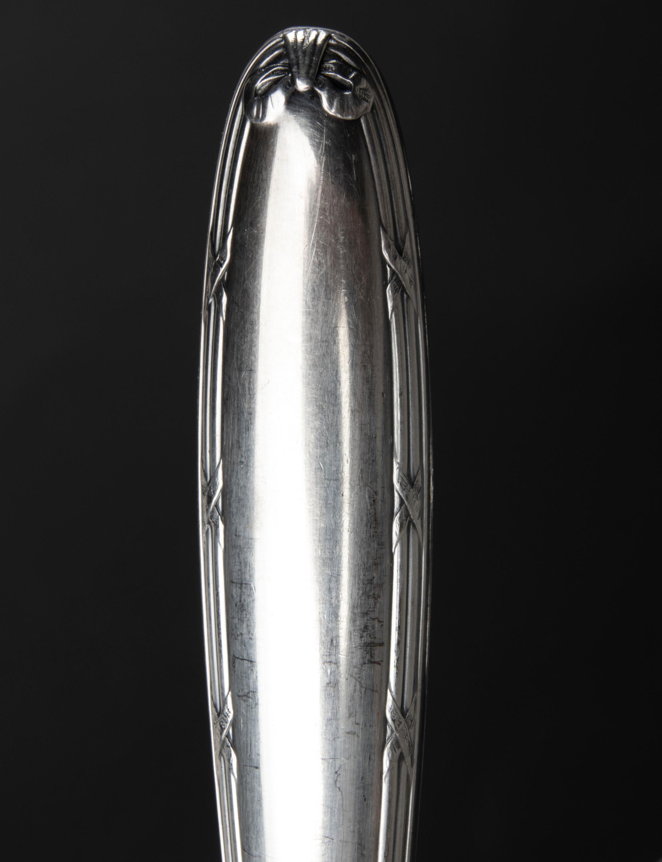 113-Piece Christofle Silver-Plated Cutlery Set Rubans 1