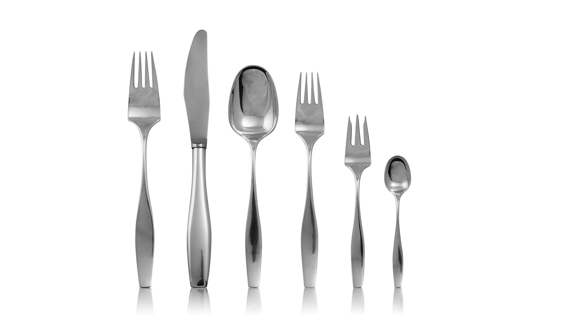 113 Pieces Set of Hans Hansen Charlotte Sterling Silverware For Sale 1
