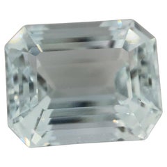 Aigue-marine taille émeraude 11.32ct