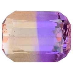 Ametrina suelta natural de 11,35 quilates \ Bolivianita Gema en forma de cojín