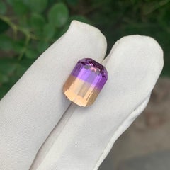 11.35 Carats Natural Loose Ametrine Loose Gemstone Cushion Shape