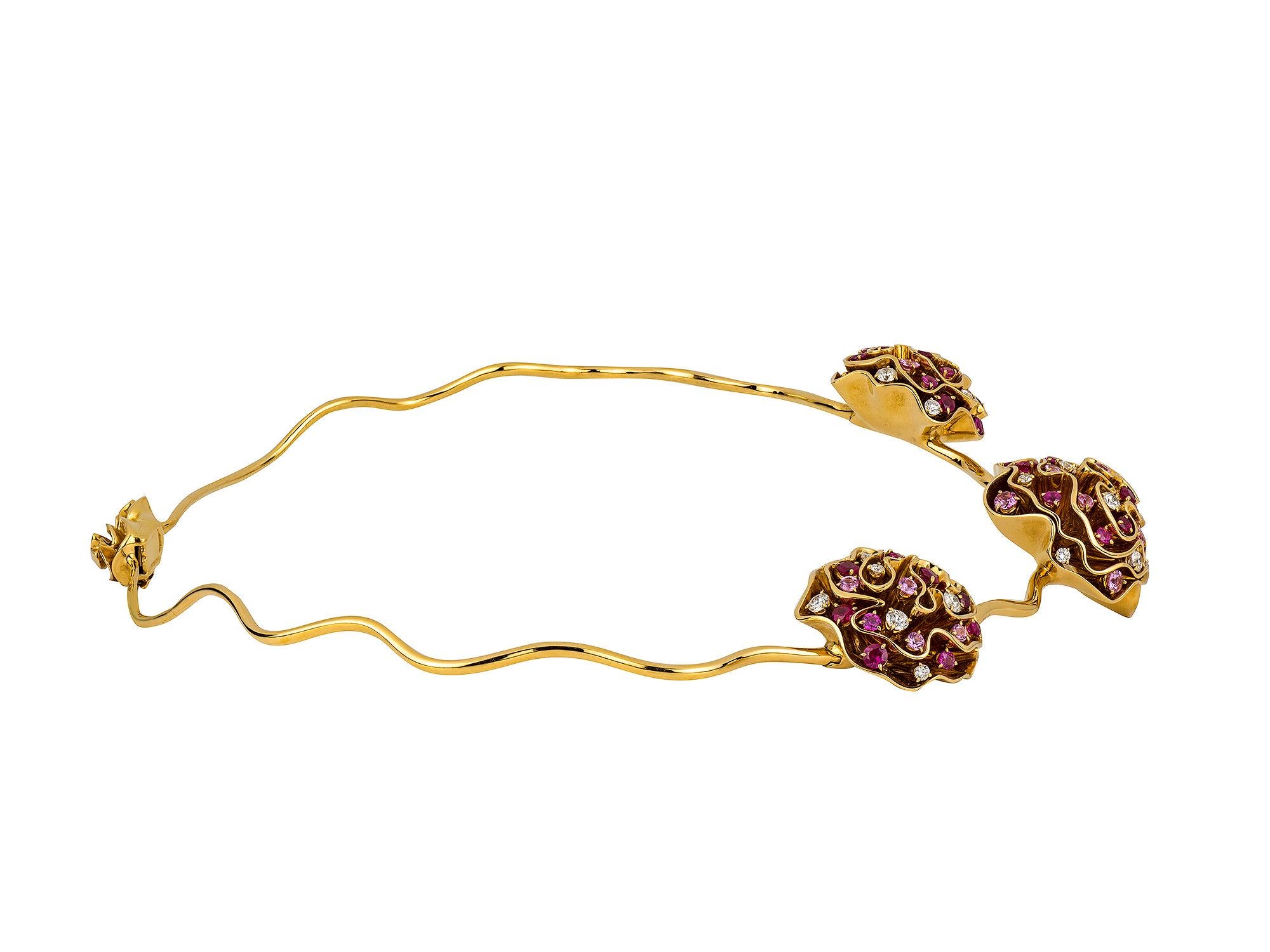 Taglio brillante 1136A Collana Louis Vuitton Rosa in vendita