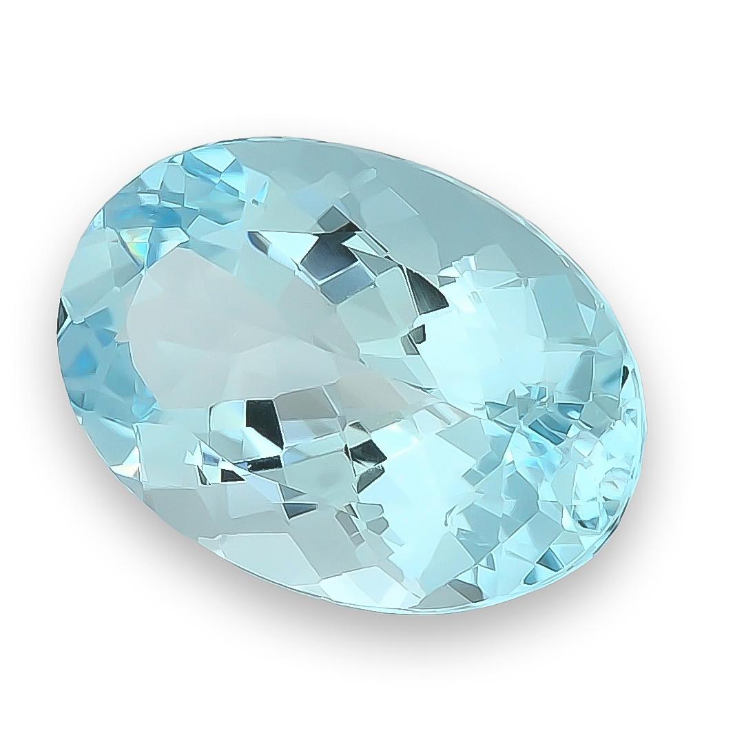 Piedra preciosa aguamarina azul natural 11.37 quilates / JupiterGem Corte mixto