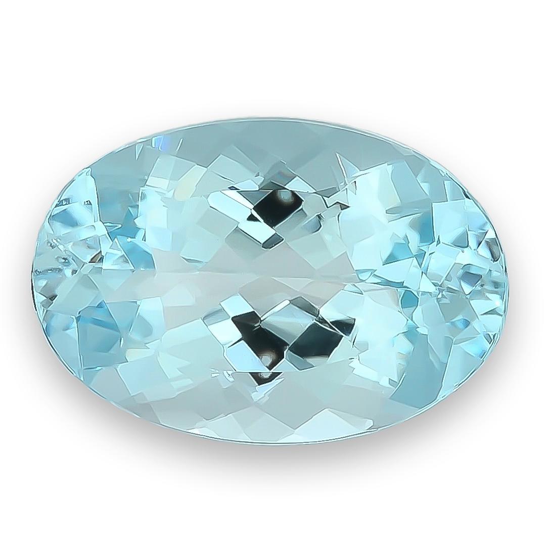 Explora el impresionante encanto de la aguamarina en 1stDibs, donde se seleccionan piedras preciosas exquisitas para entendidos y amantes de la joyería. Esta impresionante aguamarina, con su tono azul claro y su excepcional claridad, es un verdadero