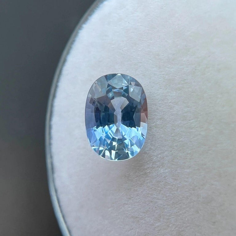 Zaffiro Ceylon Blu Reale Da 9,10 Ct, Pietra Preziosa Sfusa - Foto 6
