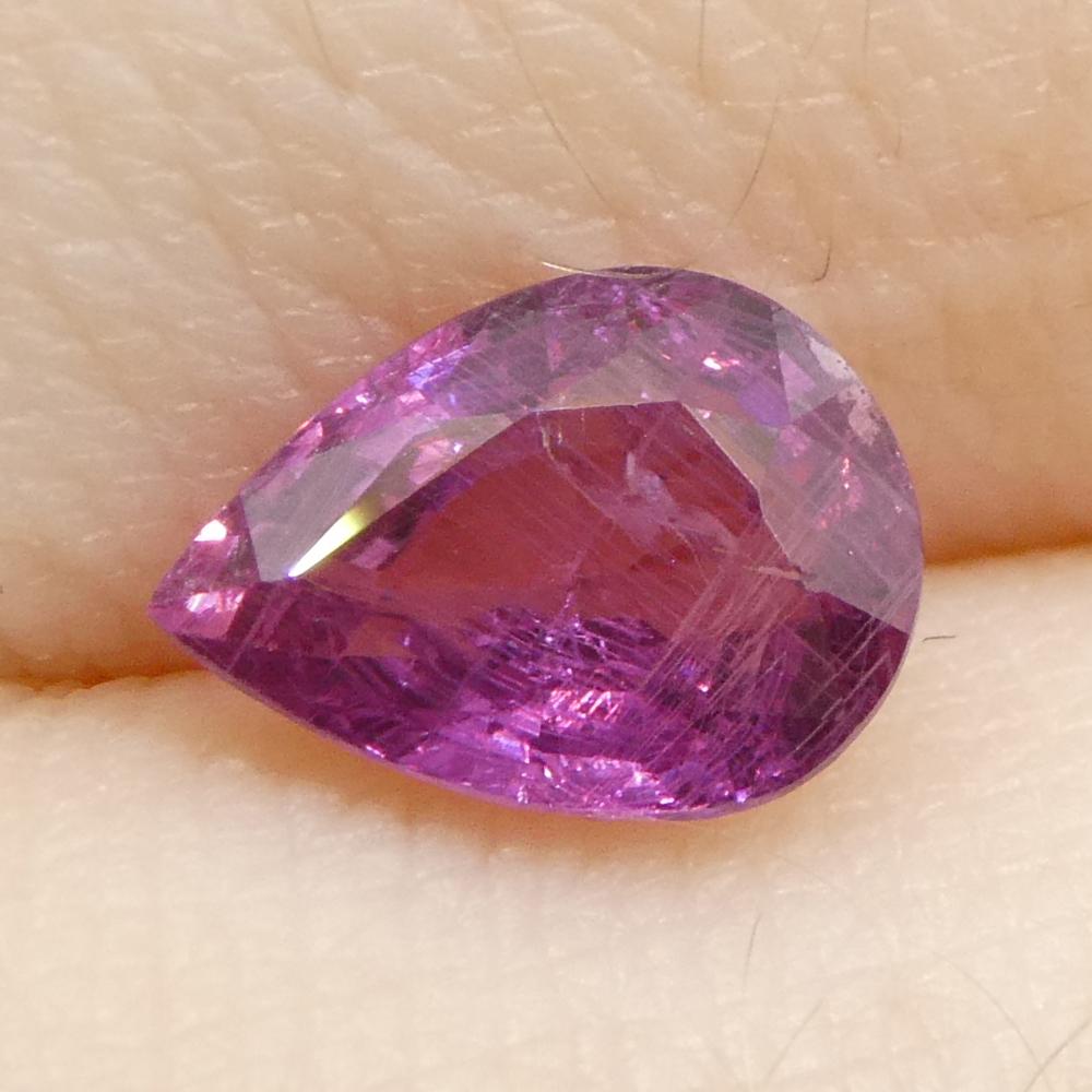1,13ct Zaffiro rosa perlato della Tanzania non riscaldato in vendita 5