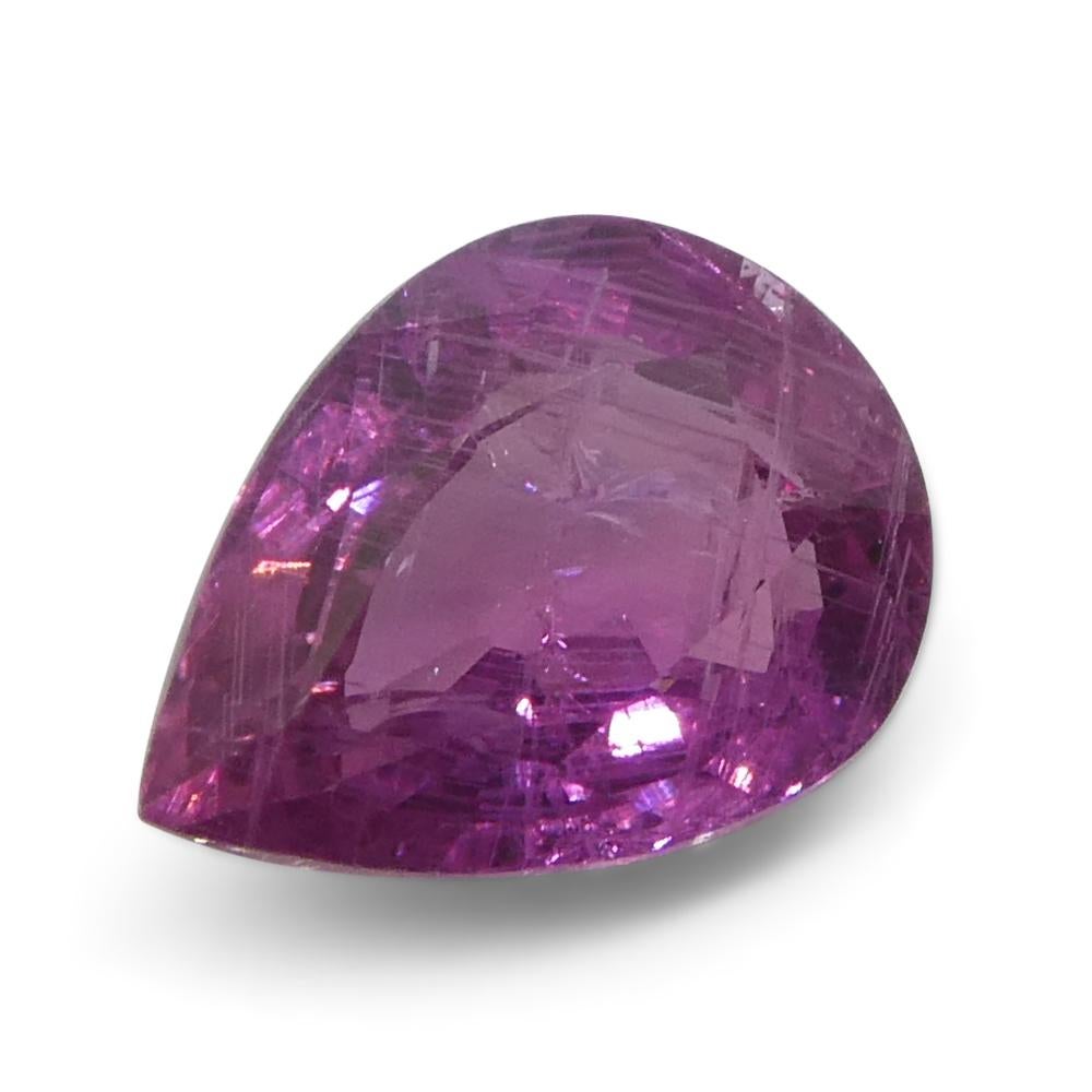 1,13ct Zaffiro rosa perlato della Tanzania non riscaldato In condizioni Nuovo in vendita a Toronto, Ontario