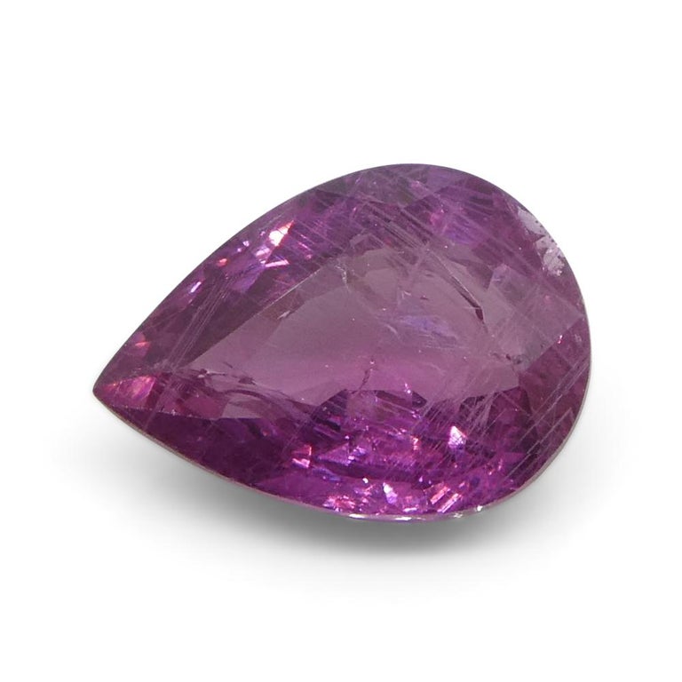 Saphir Rose 0,52 Carat - Tanzanie Poire - | Achat et vente de pierres précieuses et fines
