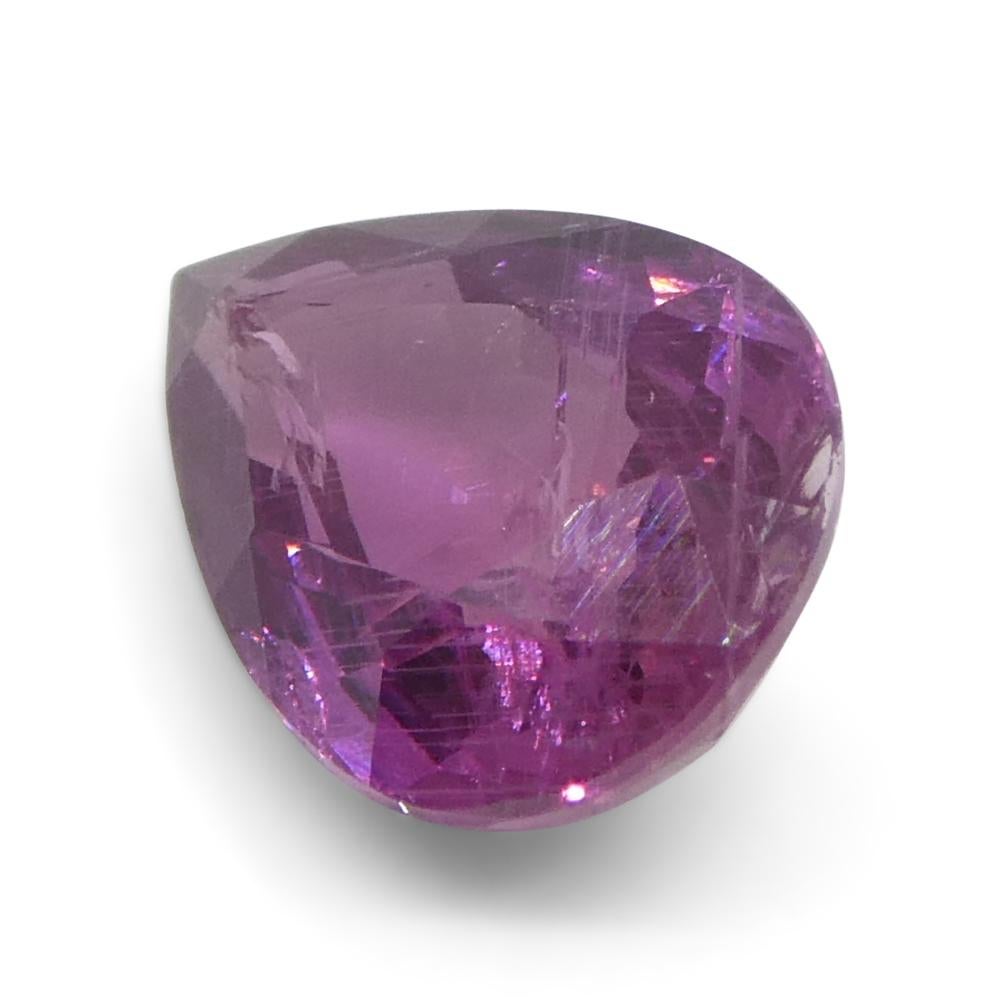 1,13ct Zaffiro rosa perlato della Tanzania non riscaldato in vendita 1
